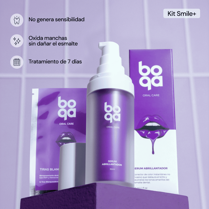 Kit Smile+ de Boqa – Blanqueamiento Dental sin Sensibilidad