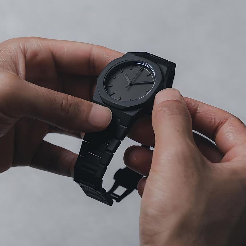 Reloj Elegancia Phantom Negro – Estilo y Precisión