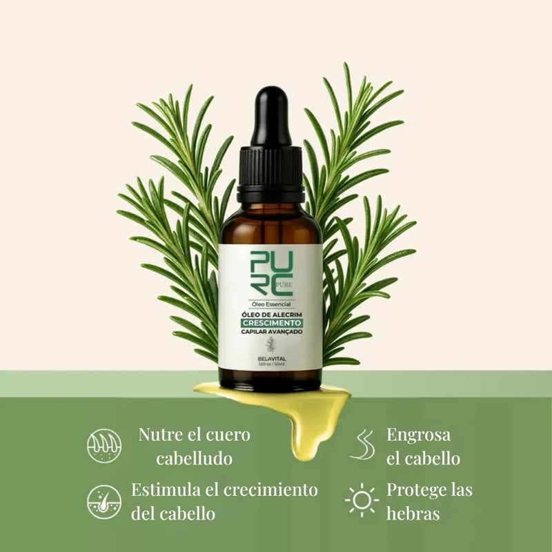 Aceite de Romero – Crecimiento y Fuerza Capilar
