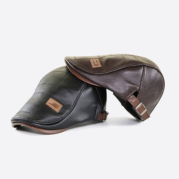 Boina Baret de Cuero – Estilo Clásico