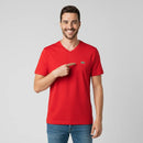 Pack x5 Playeras Cuello en V Lacoste Hombre Algodón Premium™