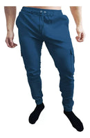 Pantalón Cargo Jogger Fit – Confort y Estilo Urbano azul 