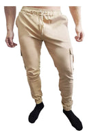 Pantalón Cargo Jogger Fit – Confort y Estilo Urbano beige claro