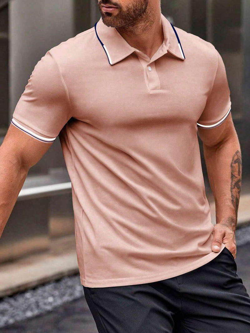 Playera Polo Hombre Manga Corta – Elegancia Casual Imparable