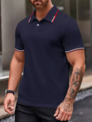 Playera Polo Hombre Manga Corta – Elegancia Casual Imparable