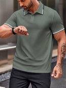 Playera Polo Hombre Manga Corta – Elegancia Casual Imparable