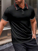 Playera Polo Hombre Manga Corta – Elegancia Casual Imparable