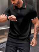 Playera Polo Hombre Manga Corta – Elegancia Casual Imparable