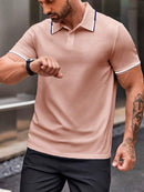 Playera Polo Hombre Manga Corta – Elegancia Casual Imparable