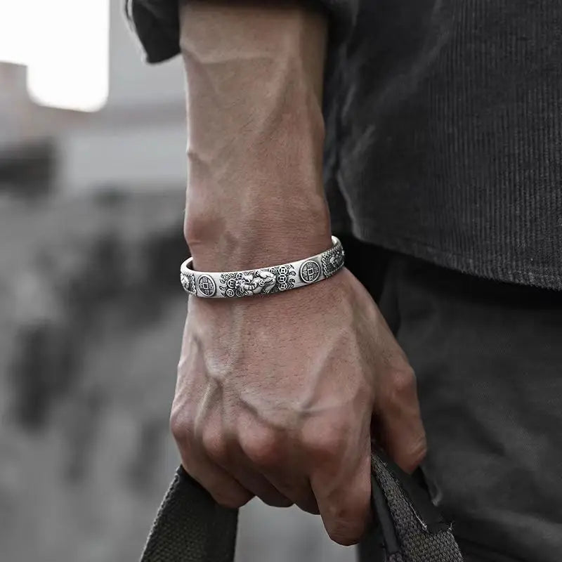 Pulsera Pixiu de Plata 925 – Talismán de Riqueza