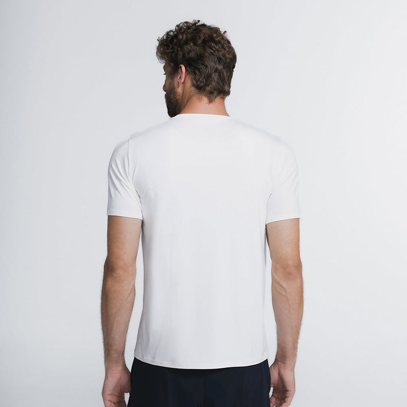 Remera Tech T-Shirt® de Hombre Concept – Confort y Estilo Futurista blanco 3