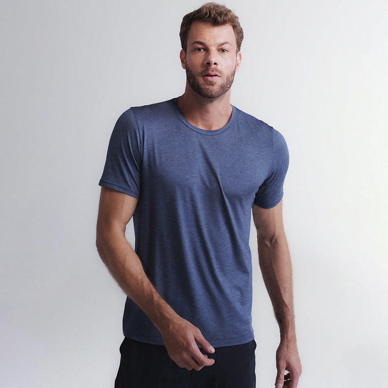 Remera Tech T-Shirt® de Hombre Concept – Confort y Estilo Futurista indigo