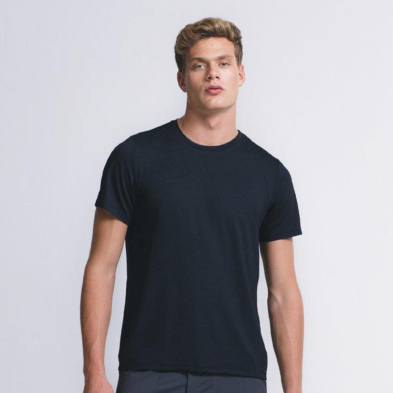 Remera Tech T-Shirt® de Hombre Concept – Confort y Estilo Futurista negro