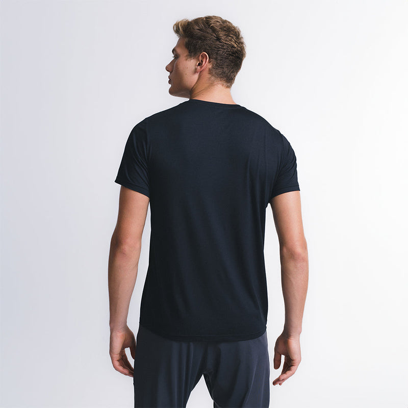 Remera Tech T-Shirt® de Hombre Concept – Confort y Estilo Futurista negro 8